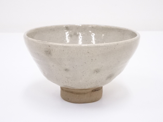 JAPANESE TEA CEREMONY / TEA BOWL CHAWAN / ASH GLAZE / ARTISAN WORK 